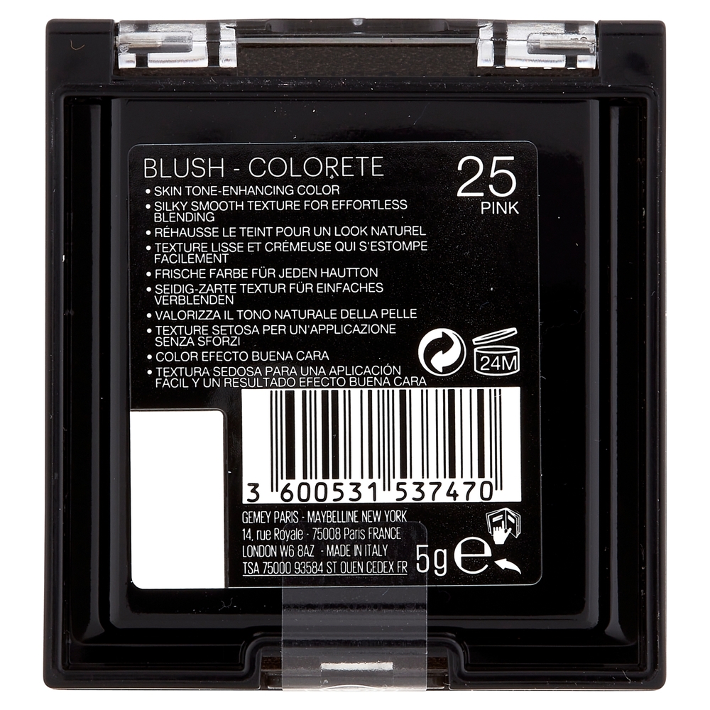 Maybelline New York Blush Fit Me, Texture Compatta in Polvere, Pink